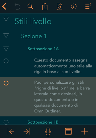 OmniOutliner 2 screenshot 3