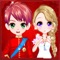 New Year Lovers - dress up game for kids