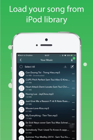 Musix Sloud Free - Manage Your Playlist and Listen To Music for Music Cloud screenshot 4