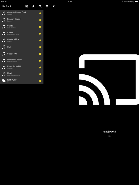 UK Radio Streamer iPad screenshot 5 - Music app