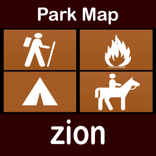 Zion National Park : GPS Hiking Offline Map Navigator icon