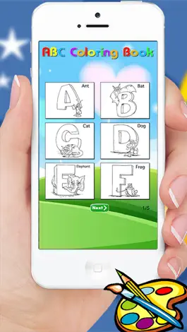 Game screenshot ABC Animals coloring book for kindergarten kids and toddlers apk