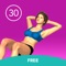 Women's Ab Crunch 30 Day Challenge FREE