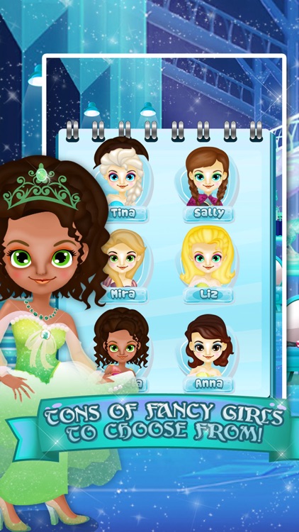 Ice Princess Wedding Salon - christmas make-up spa games for girls! screenshot-3
