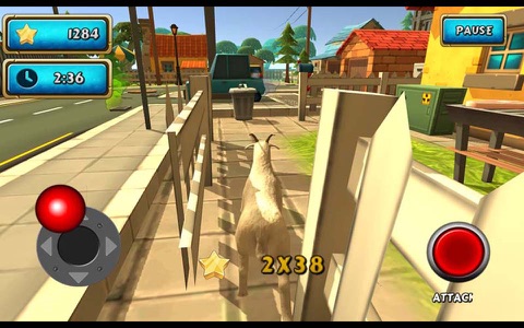 Frenzy Wild Goat Sim Rampage 3D screenshot 2