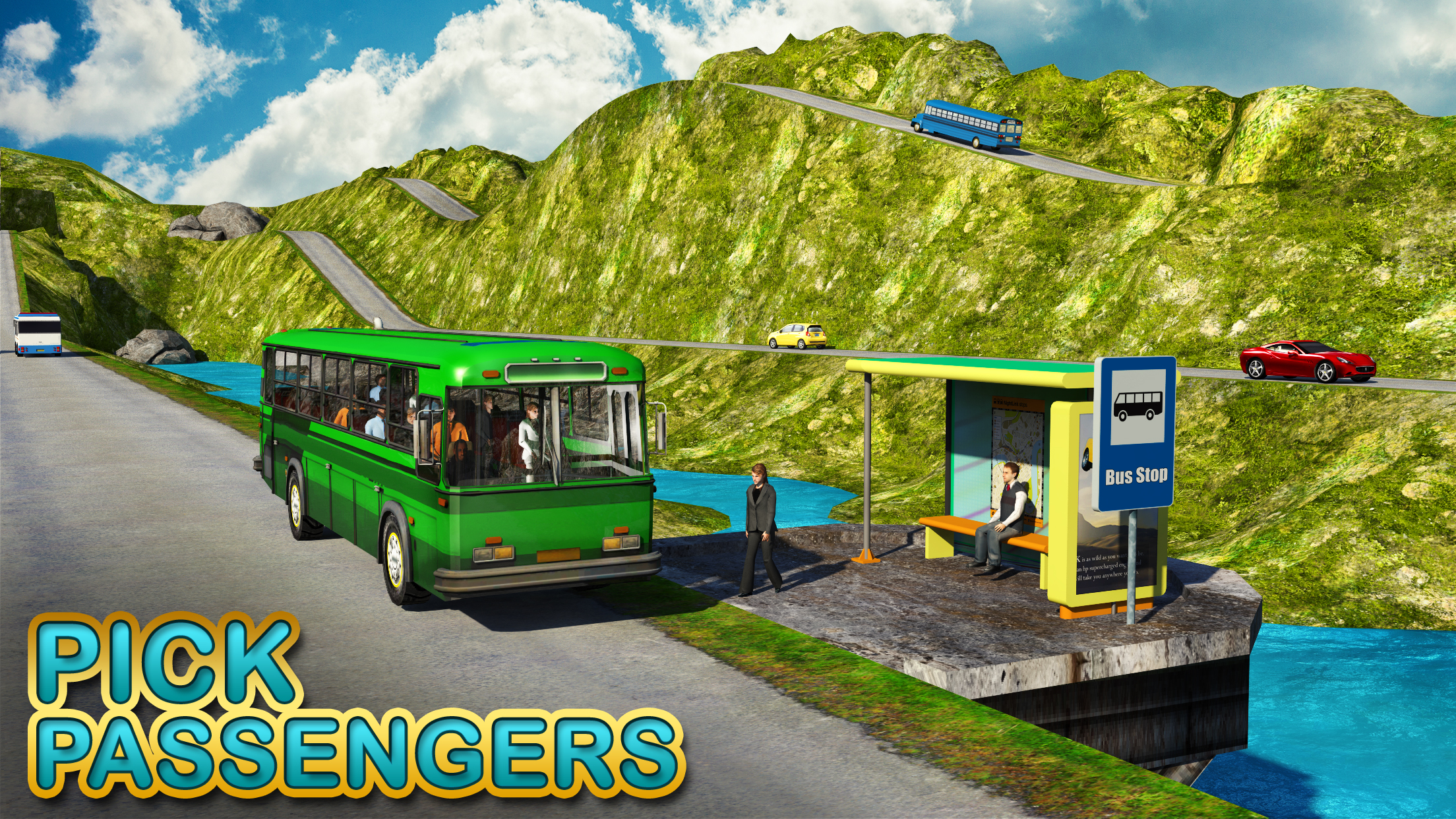 Bus Driver 3D : Hill Station screenshot 3