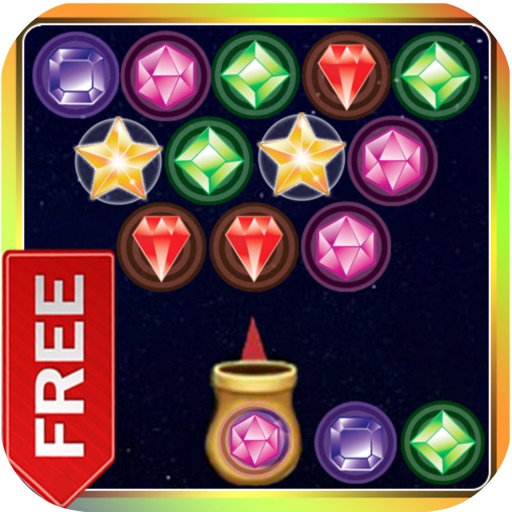 Crazy Jewels Bubble Mania iOS App