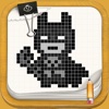 Learn To Draw Superheroes By Pixels