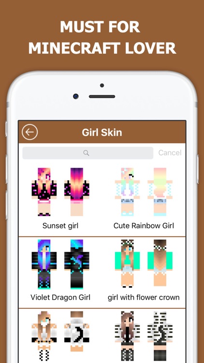 Best Skins PE 2 - Girl, Boy, Mob & Funny Skin for Minecraft