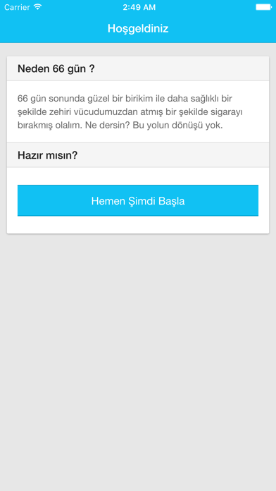 66 Gün - Sigara Bırak iPhone screenshot