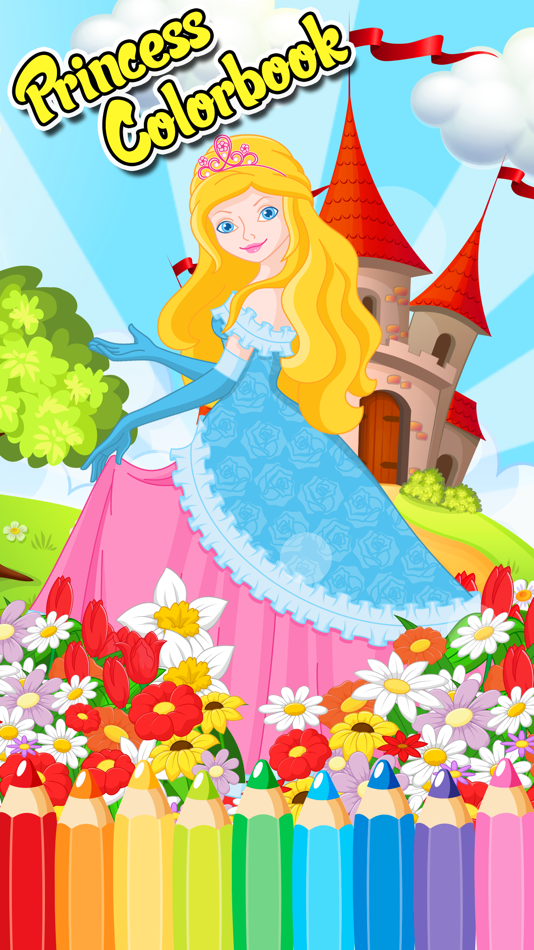 the little princess my coloring painting pages - free learning book cool games for the kids girls - 2.0 - (iOS)