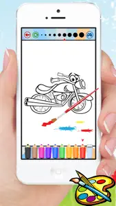 Vehicles & Car Coloring Book - Drawing for kids free games screenshot #4 for iPhone