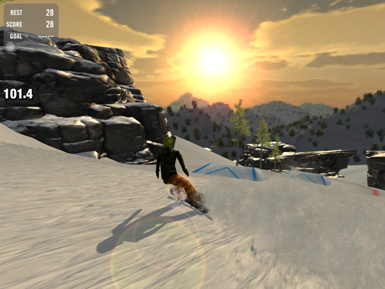 Crazy Snowboard Free iPad app afbeelding 3