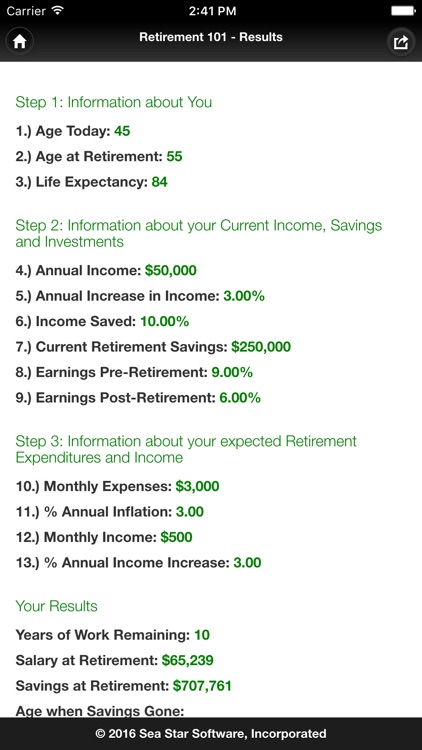 Retirement Calculator 101