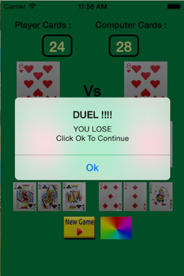 Cards War Free screenshot 2