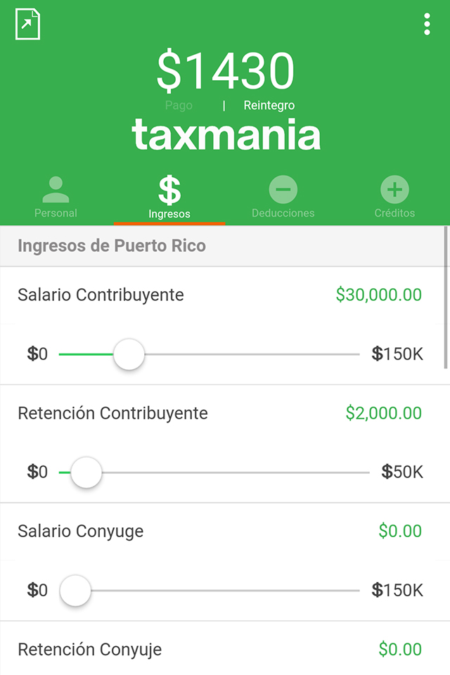 Taxmania Calculadora