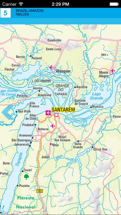 Brazil (Amazon). Tourist map. screenshot-3