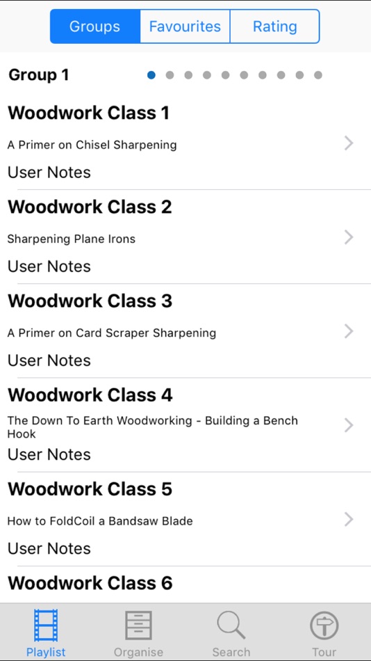 #2. Woodwork Class (iOS) By: ANTHONY PETER WALSH