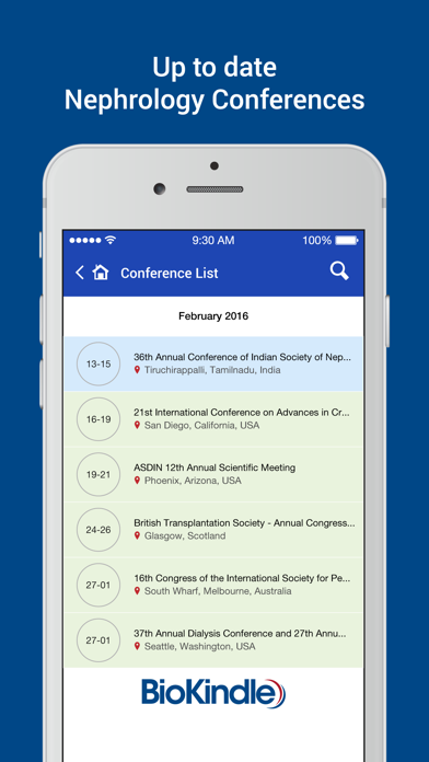 Screenshot #1 pour Nephrology Conferences