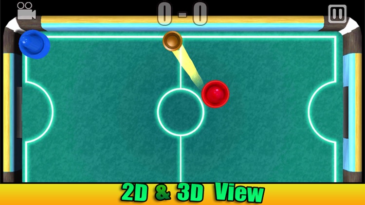 Glow Air Hockey 3: Multiplayer & 3D Xtreme Free