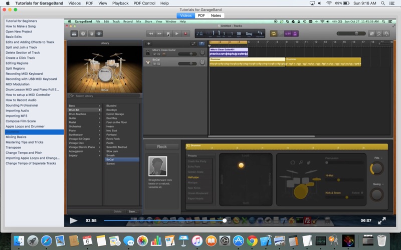 MusicTuts - for GarageBand Screenshot