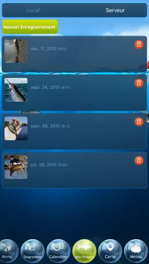 Capture d'écran de Pêche Deluxe – Calendrier Et Meilleures Heures De Pêche sur iPhone 5
