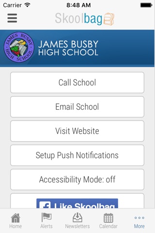 James Busby High School - Skoolbag screenshot 4