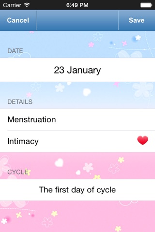 Fertility & Period Tracker screenshot 4