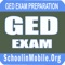 GED- General Educational Development Exam is a group of four subject tests which, when passed, provide certification that the test taker has American or Canadian high school-level academic skills