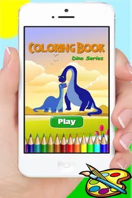 Game screenshot Dinosaur Coloring Book - Dino Drawing for Kids Free Games mod apk