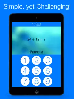 Division Game - Flashcards style math games for 2nd and 3rd grade kids iPad image 1