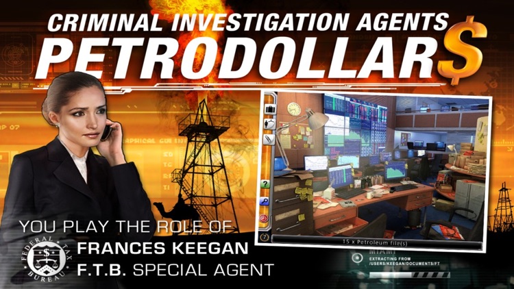 Criminal Investigation Agents - Petrodollars (Full) - A Hidden Object Adventure screenshot-0