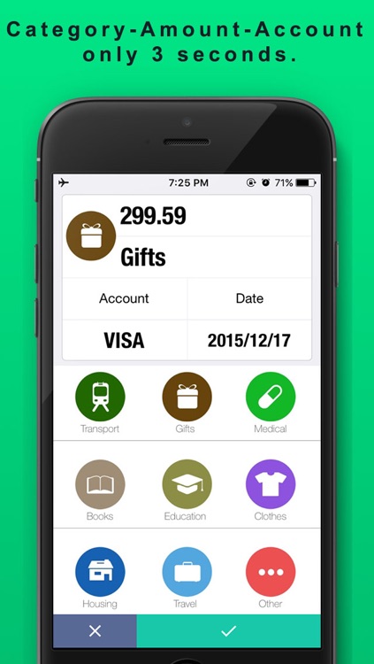 Spending Tracker SpendNext2 - Monthly Budget and expense planner with accounts checkbook