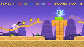 Mini Ninja Heroes Run and Jump : 2d Fun Game screenshot