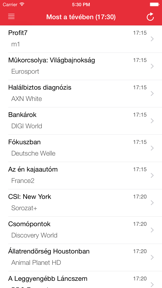 Magyar Televízióadás Guide screenshot