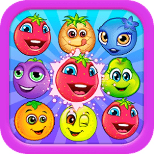 Sweet Fruit Jelly Land : Amazing Match 3 Pop Game icon