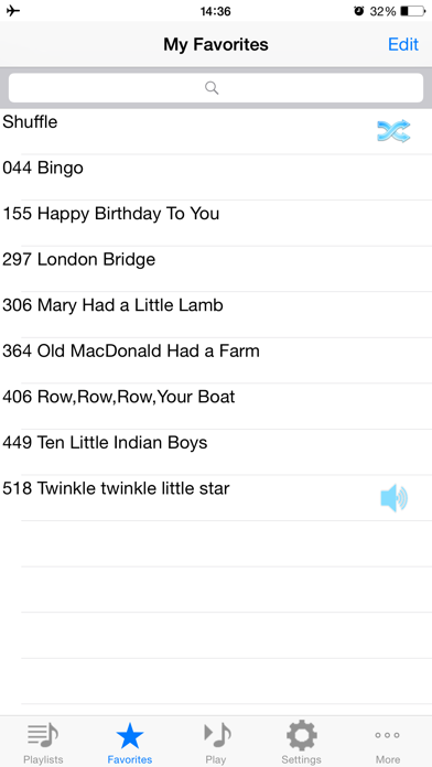 Screenshot #1 pour 600 chansons préférées des enfants en anglais