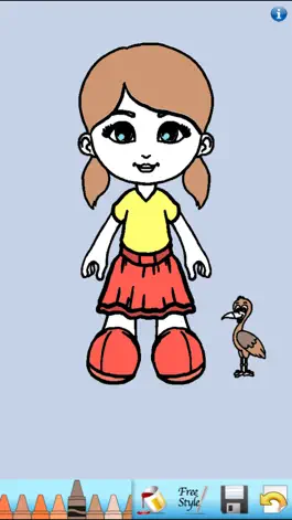 Game screenshot Paper Doll Coloring Book! hack