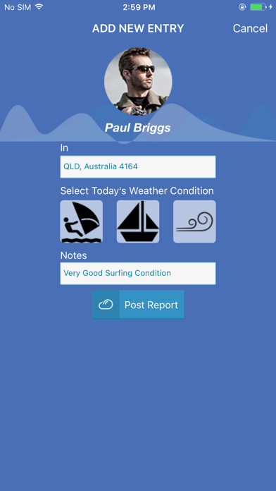 Weather App - MyWeatherReports.com iPhone screenshot 4 - Weather app