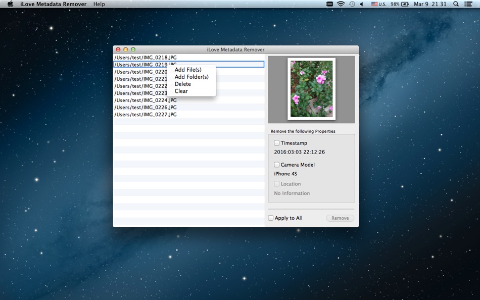 iLove Metadata Remover - 2.9.0 - (macOS)