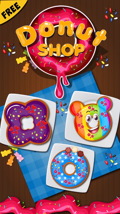 Donut Maker Salon - free Fun baby cotton candy cooking making & dessert sweet games for kids screenshot-3