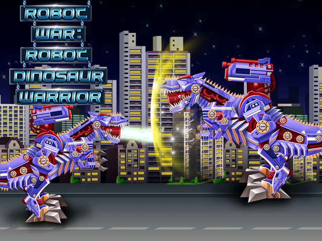 Dinosaur Robot Warrior War