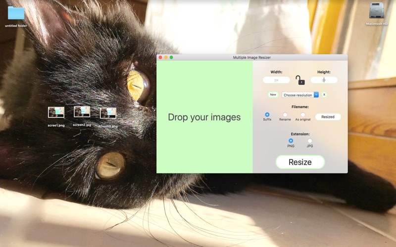 Screenshot #1 pour Multiple Image Resizer