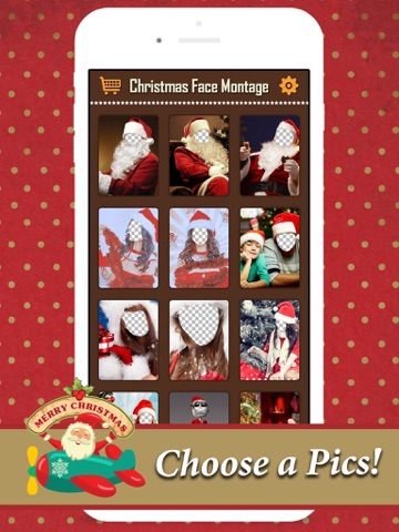 Screenshot #6 pour Xmas Face Montage Effects - Change Yr Face with Dozens of Elf & Santa Claus Looks
