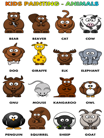 Screenshot #5 pour Kids Painting - Animals