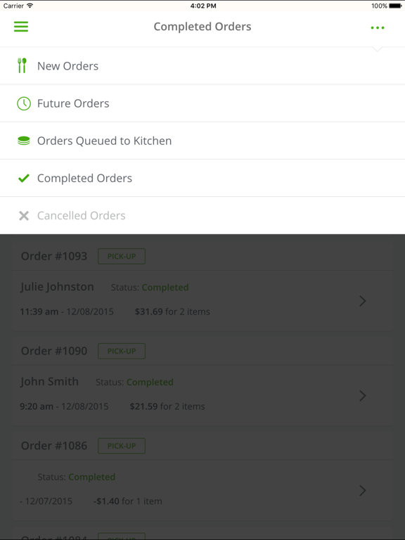 Foodie Order iPad screenshot 3 - Food & Drink app