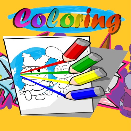 Learning Coloring Game Chowder Cartoon Version iOS App