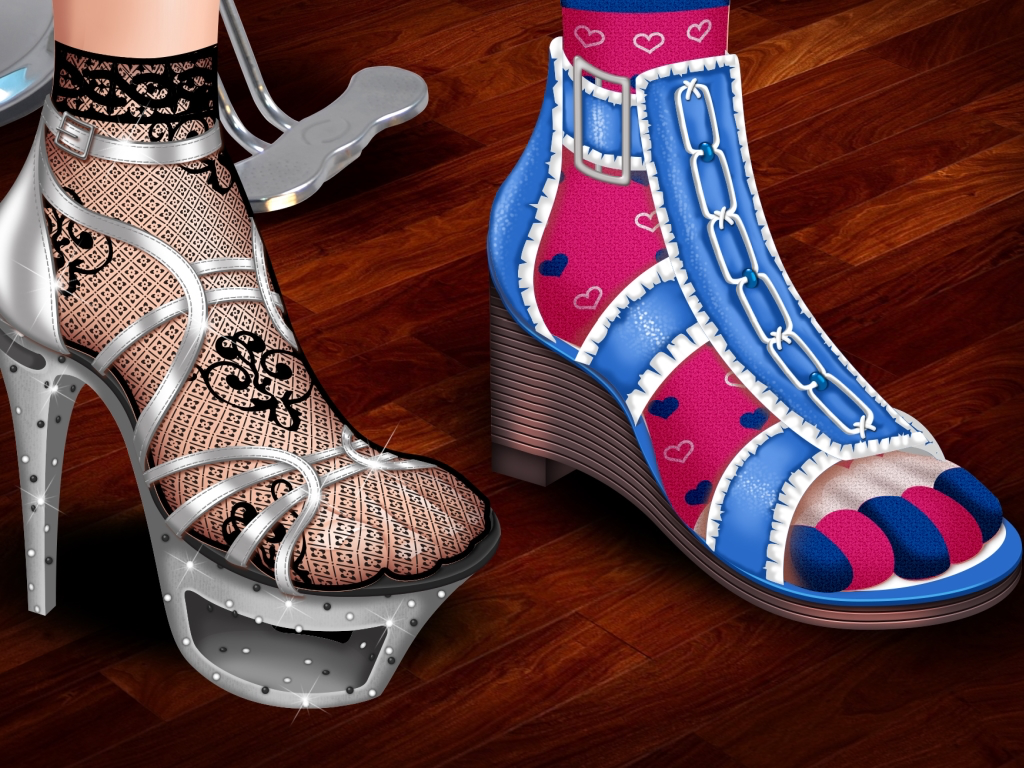 High heels Shoes Designer game for girls - FREE