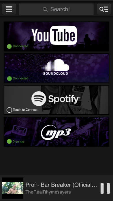 Amplifind Music Player and Visualizer Screenshot 2