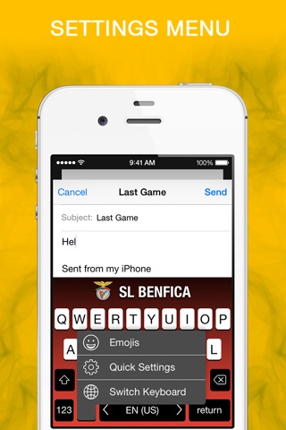 SL Benfica Official Keyboard screenshot 4